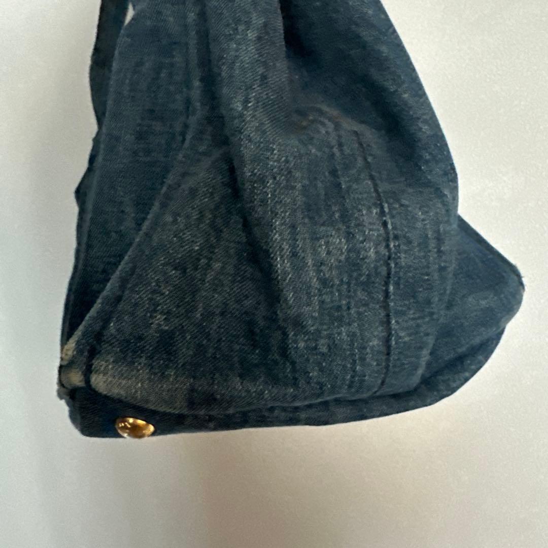 専用　PRADA カナパ　トートバッグ　デニム