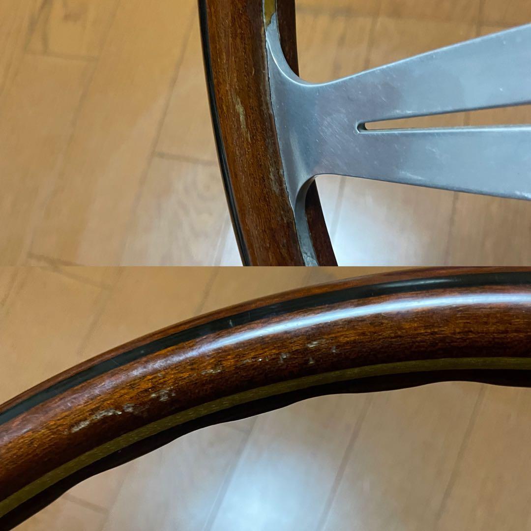 ステアリング ハンドル NARDI 368mm ディープコーン 旧車 ウッド