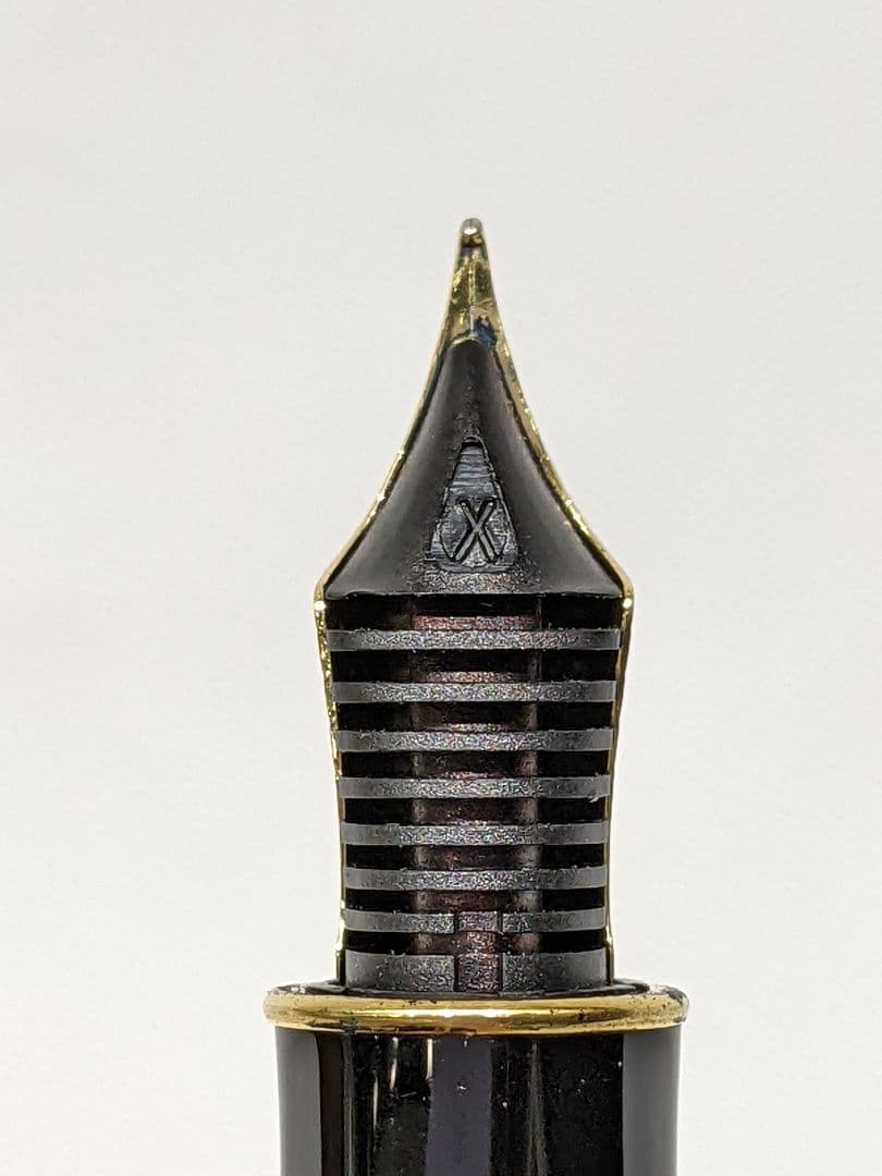 PARKER パーカー 万年筆 18K 750 シルバー×ブラック K18