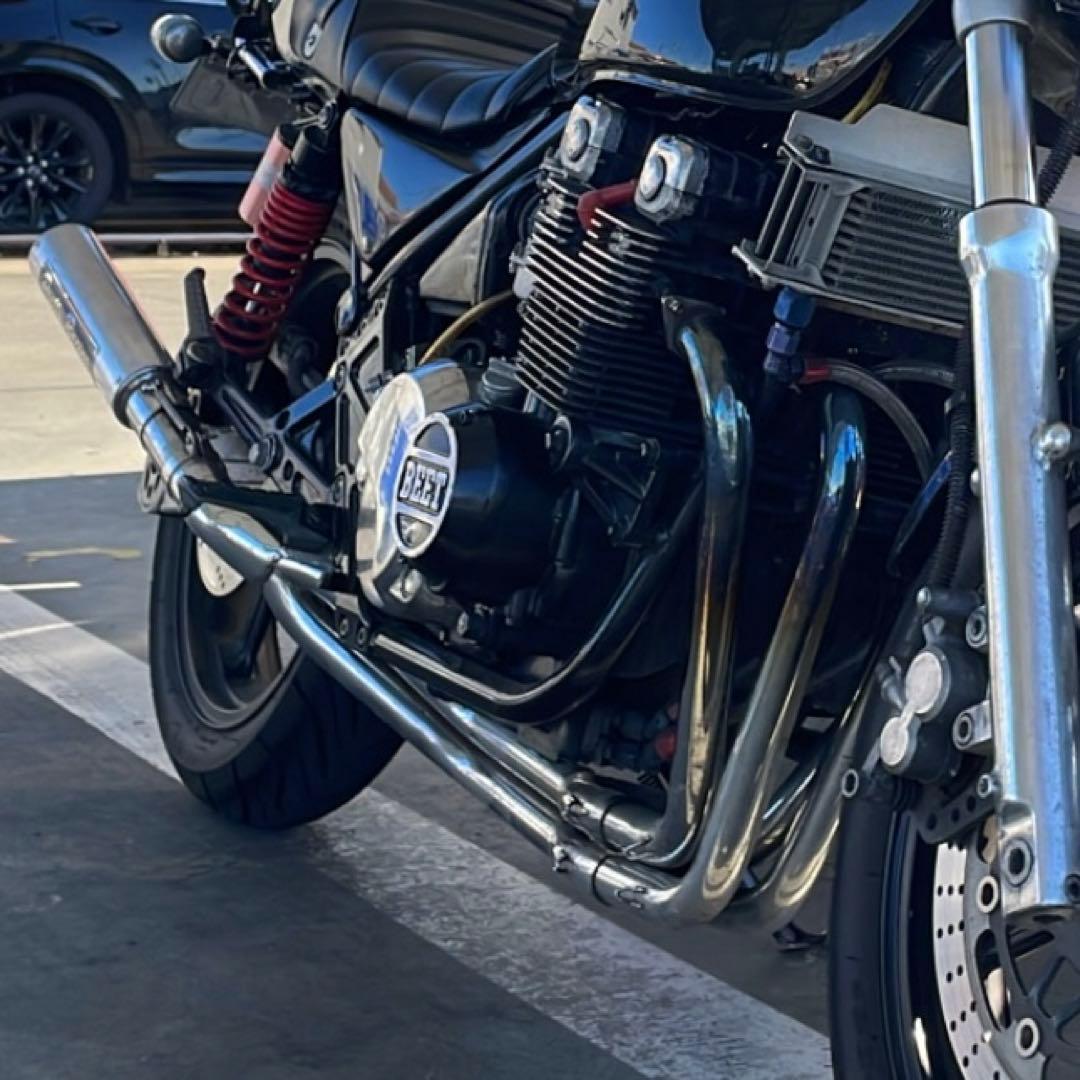 ゼファー400 マフラー　ナカノ　コブラツイスト菅　4-2-1