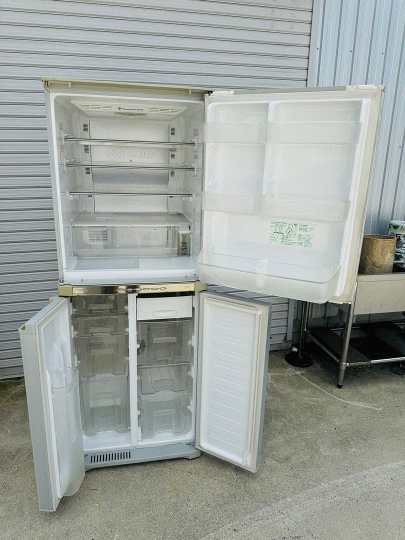 福岡発　SHARP シャープ 冷蔵庫 冷凍庫 動作品 大容量 401L 製氷