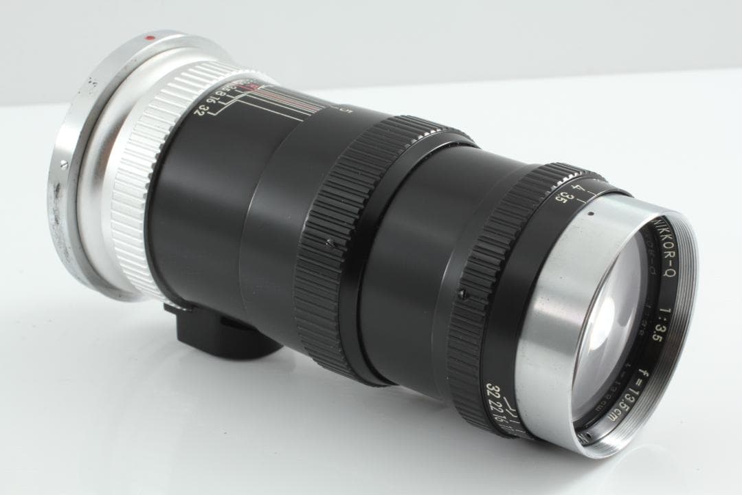 ニコン ニッコール Q 13.5cm 135mm F3.5 Sマウント ケース付