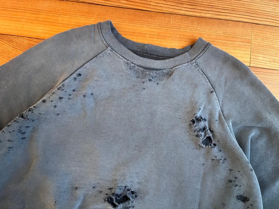 90s 初期 イタリア製 SABOTAGE ショットガン スウェット L