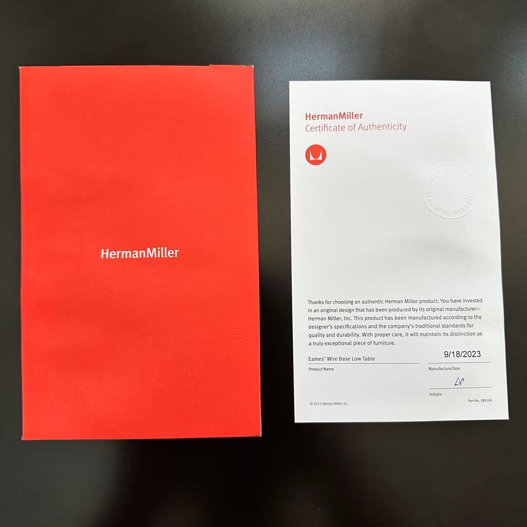 サイドテーブル・ナイトテーブル・ローテーブル Herman Miller Eames Wire Base Low Table