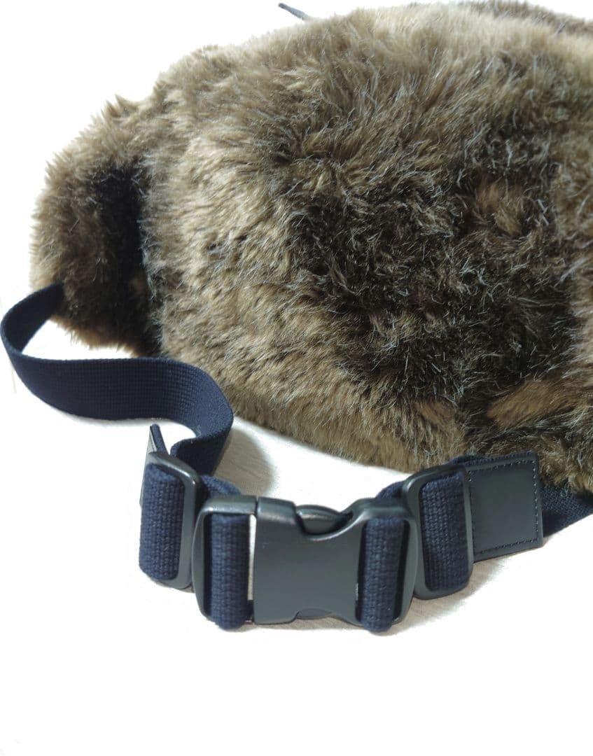 【Y‘s YOHJI YAMAMOTO】レザー×ファー/ウエストポーチ/バック