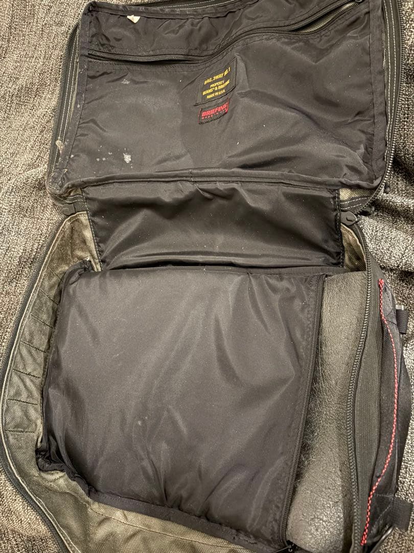 ブリーフィング　ビームスプラス別注3WAYバッグ　チャコールグレー