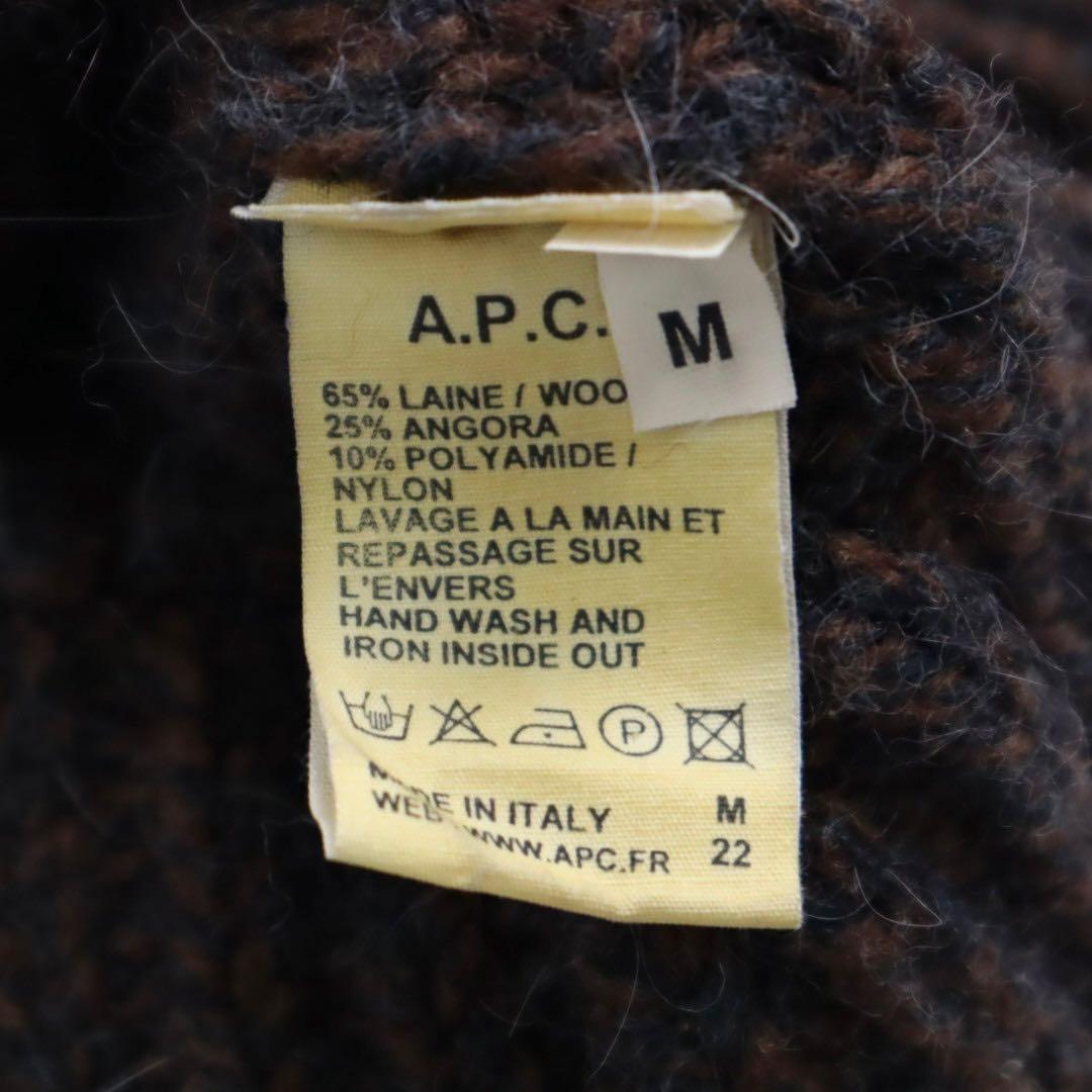 90s 00s vintage a.p.c. イタリア製 ドライバーズニット