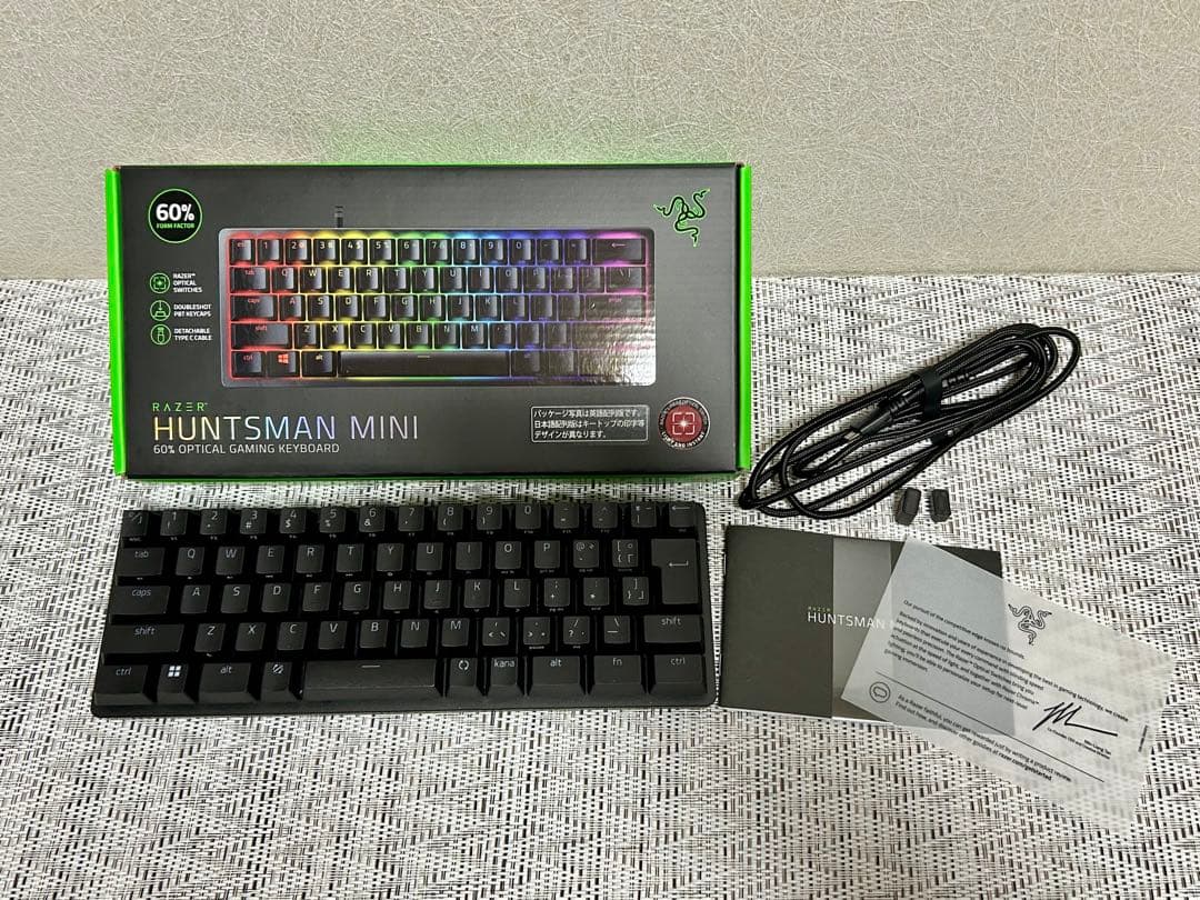 Razer Huntsman Mini JP 赤軸 元箱付 美品