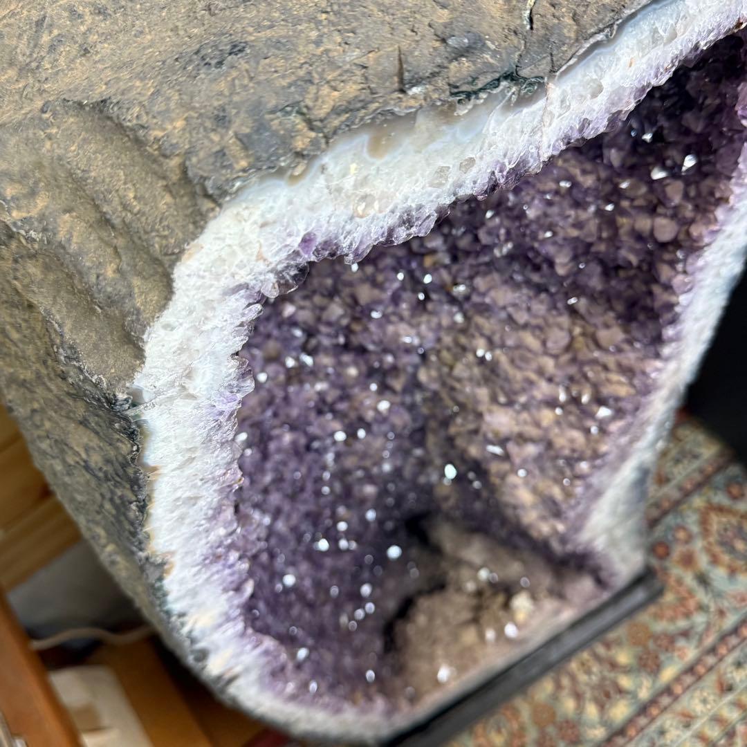 アメジストドーム 置物 高約100cm　（2月末まで）