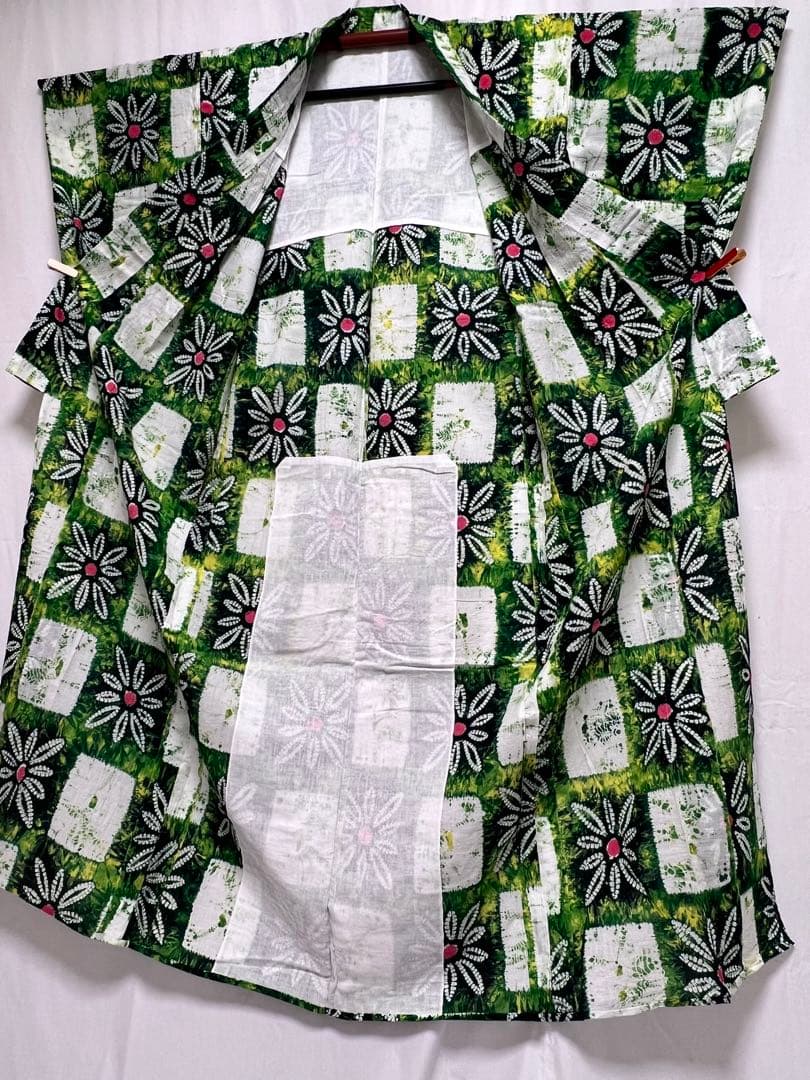 有松鳴海絞り　ゆかた