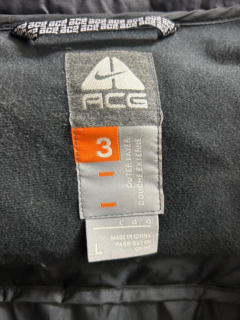 k*様 【最終価格】NIKE ACG ブラック ダウンジャケット L 90‘s