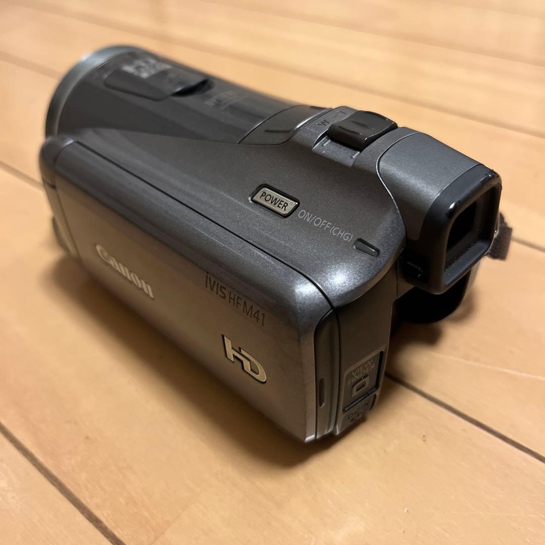 キャノン　ビデオカメラ　iVIS HF M41 シルバー　HDビデオカメラ