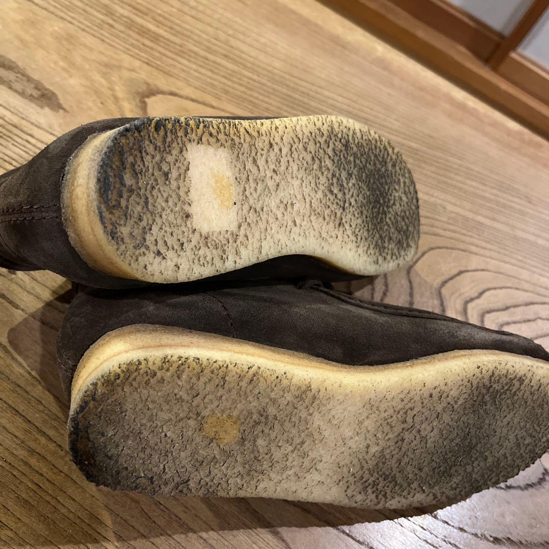 クラークス ワラビー オリジナル ダークブラウン スエード 美品