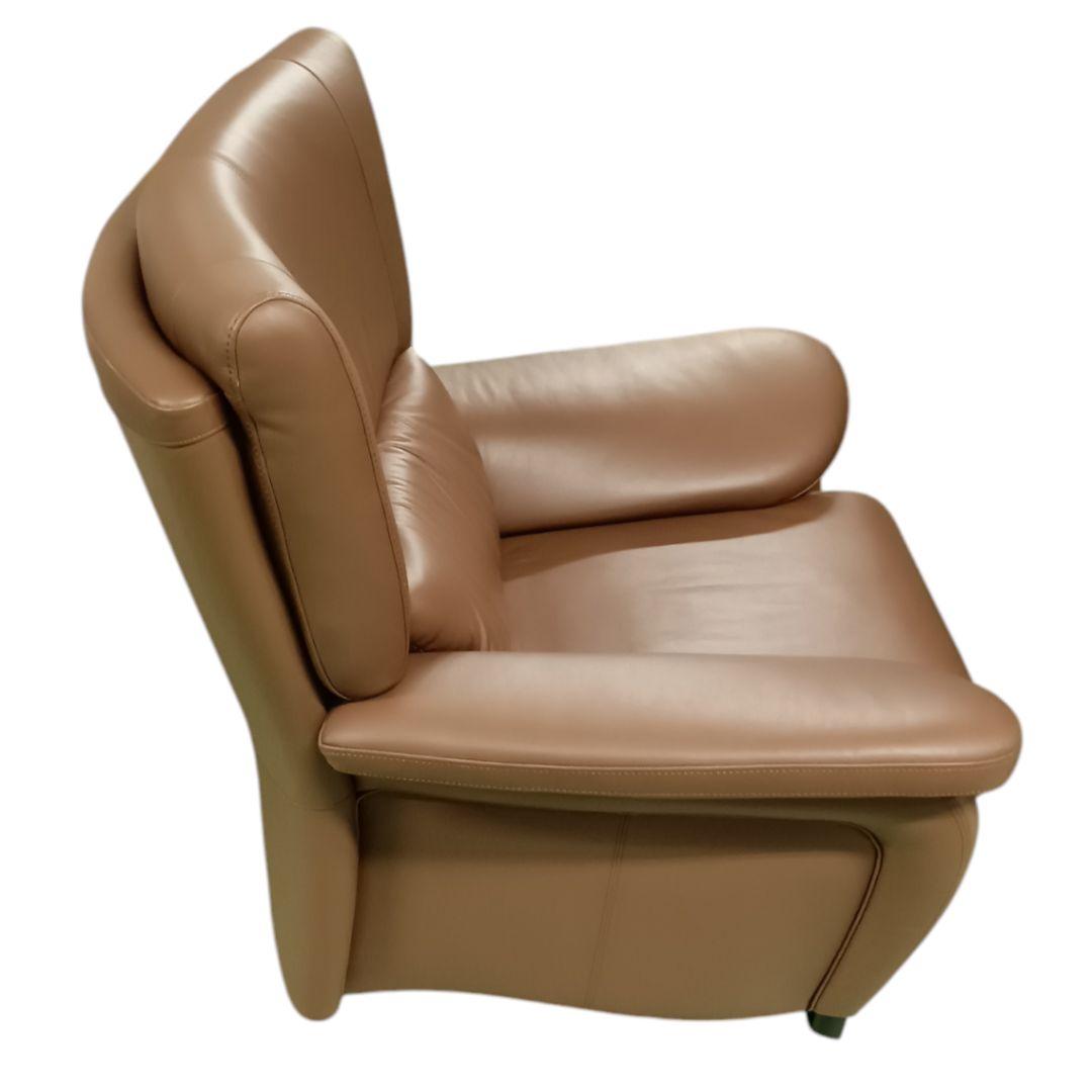 karimoku カリモク レザー 1人掛け ソファ