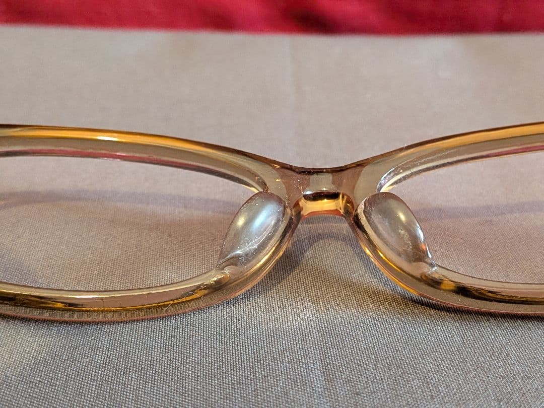 【泰八郎謹製】 眼鏡　メガネ　クリアベージュ　T-104