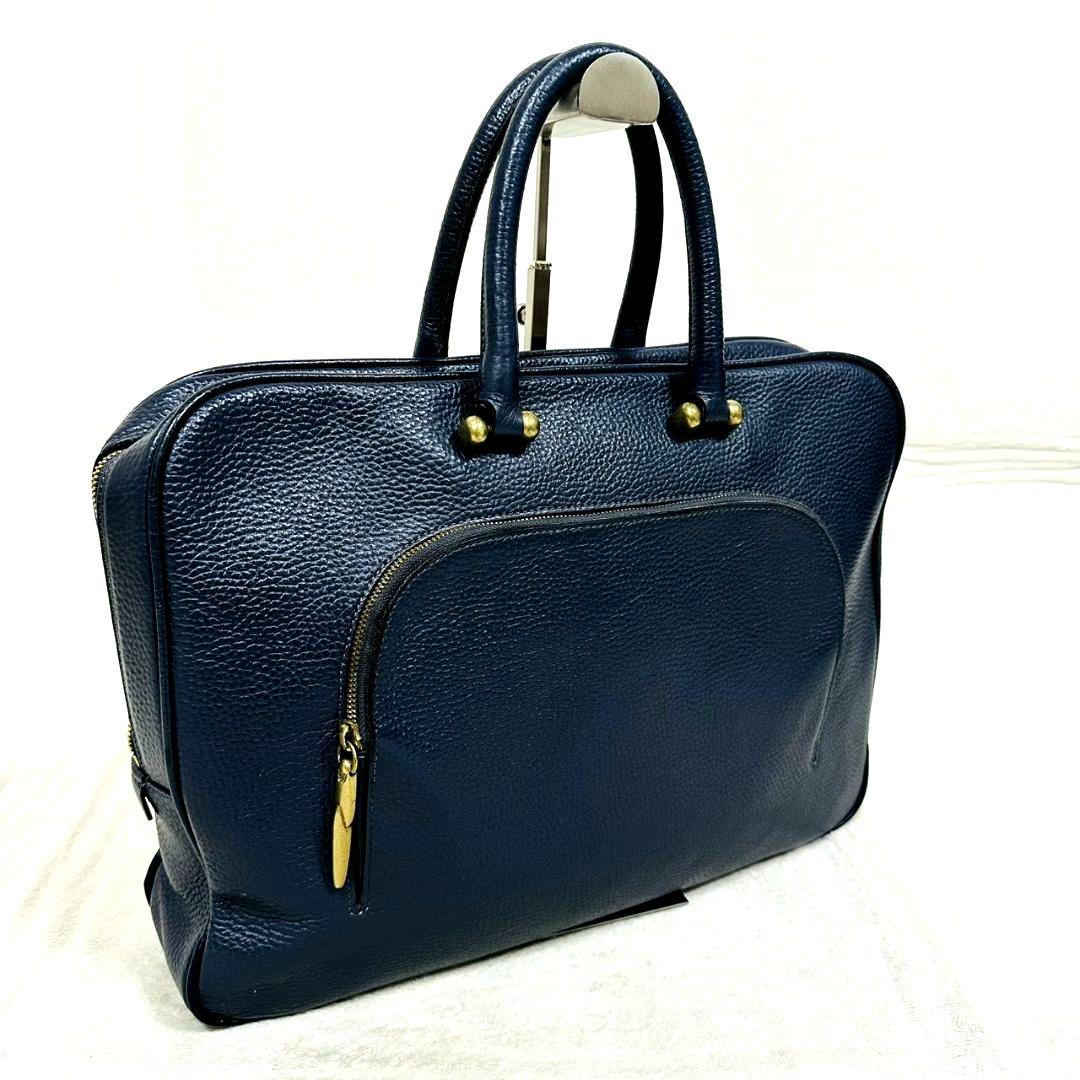 トフアンドロードストーン ミスター ビジネスバッグ ブリーフケース シボ革