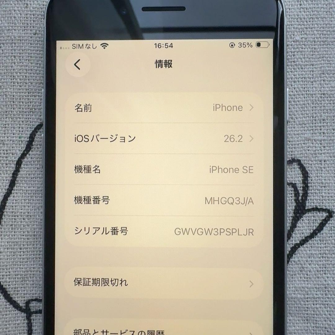 iPhone SE 第2世代 本体 充電器 イヤホン 64GB SIMフリー