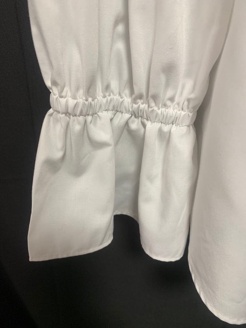 ユナイテッドアローズ　フリルカラー フレアスリーブブラウス　フリーサイズ