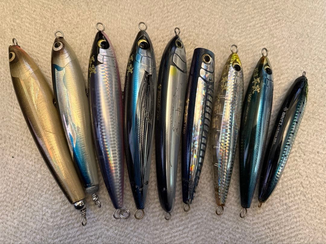 [バラ売り不可]キャスティングルアー9本セット