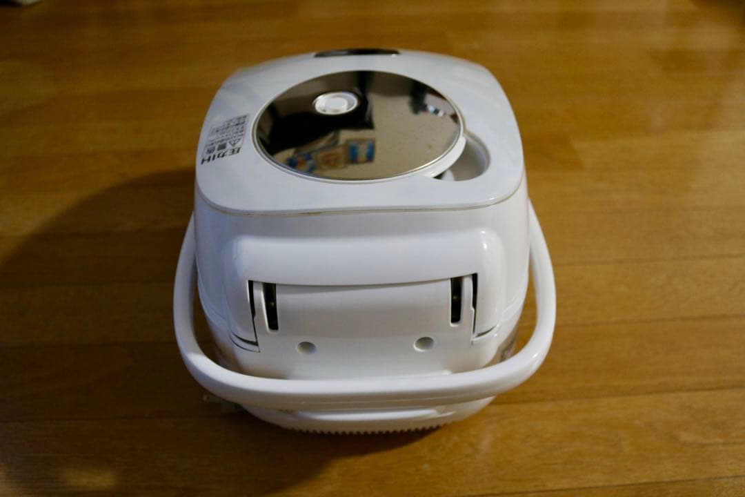 象印 圧力IH炊飯器 NP-BK10 鉄器コートプラチナ厚釜 ※フタにヒビあり