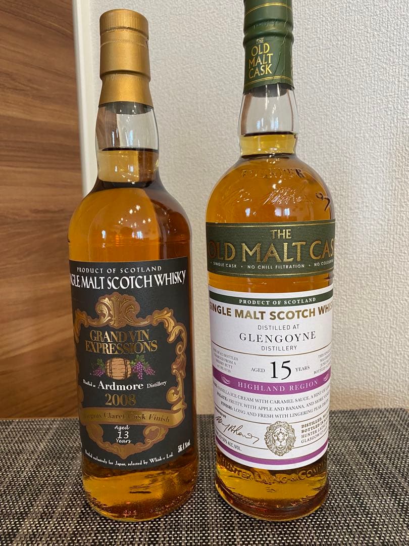 ウイスキーセット グレンゴイン オールドモルトカスク アードモア マルゴ