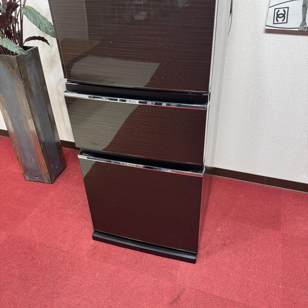 東京23区送料無料　超美品三菱3ドア冷蔵庫2020年製　330L　洗浄/除菌済み