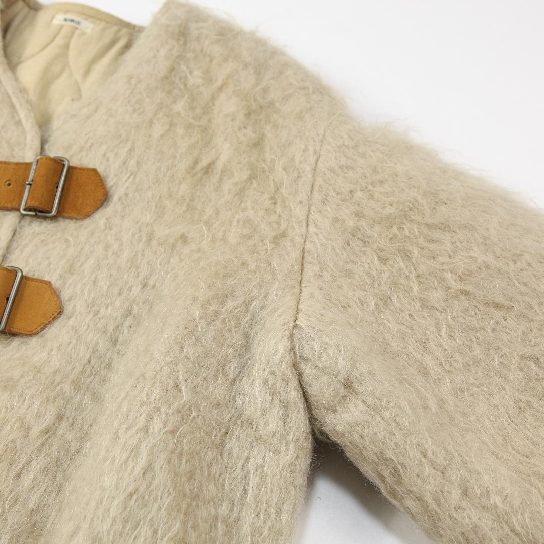 美品 nowos ノーウォス 19AW Shaggy Coat シャギーコート