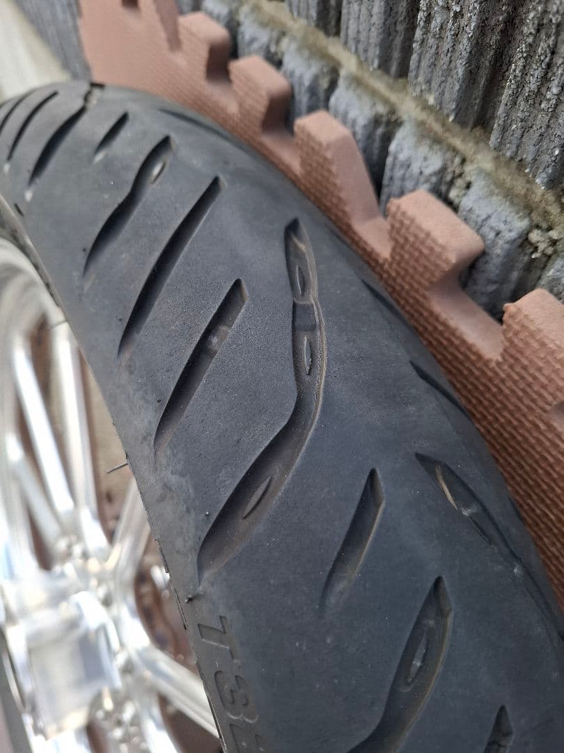 ハーレー　ミスミエンジニアリング　 アルミホイール前後セット 　タイヤ付き