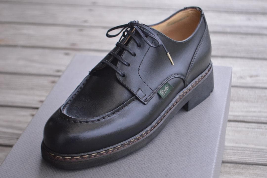 美品　PARABOOT　シャンボード　UK5.5　ブラック　Uチップ　パラブーツ