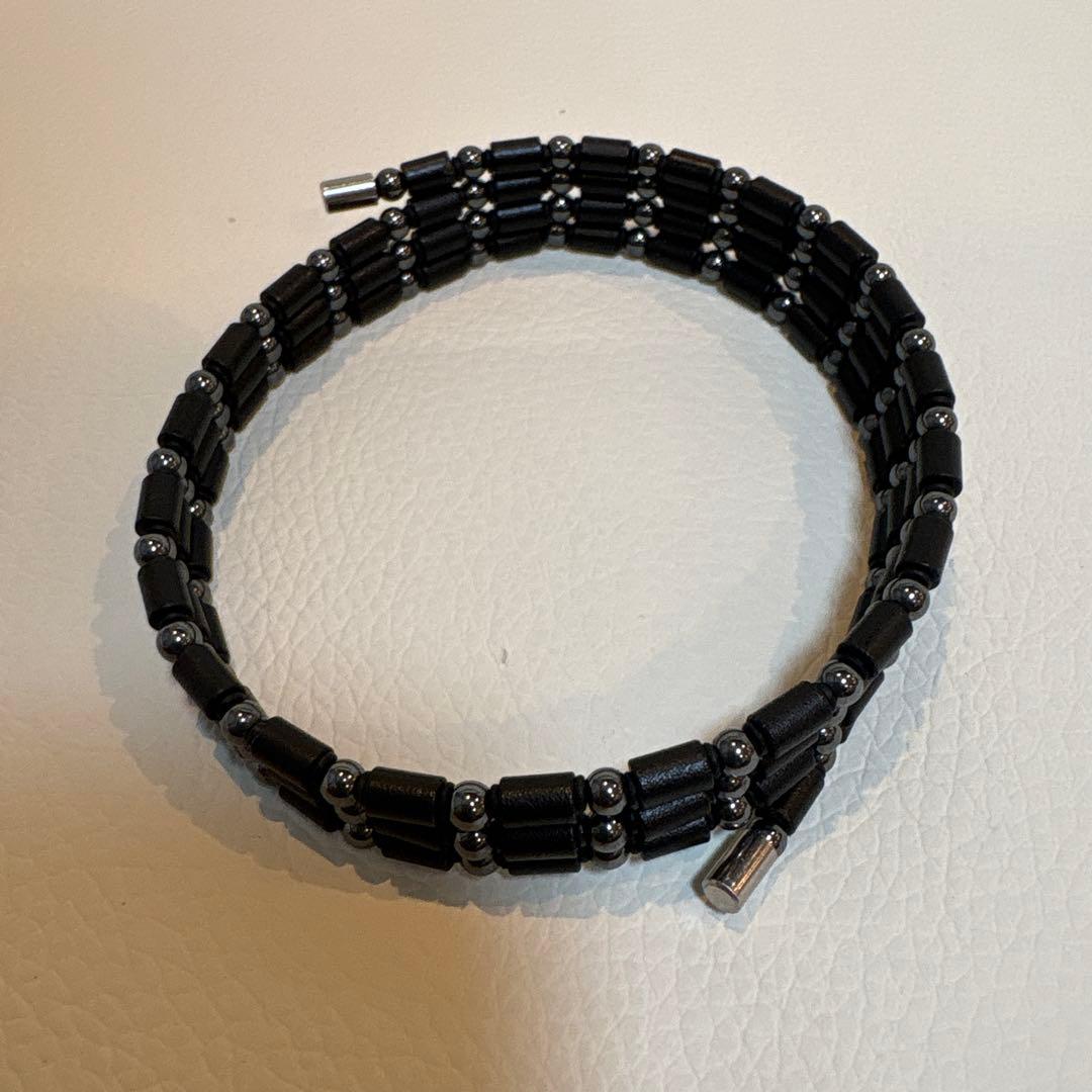 【美品】コアフォース ループ ブラック 70cm ブレスレット