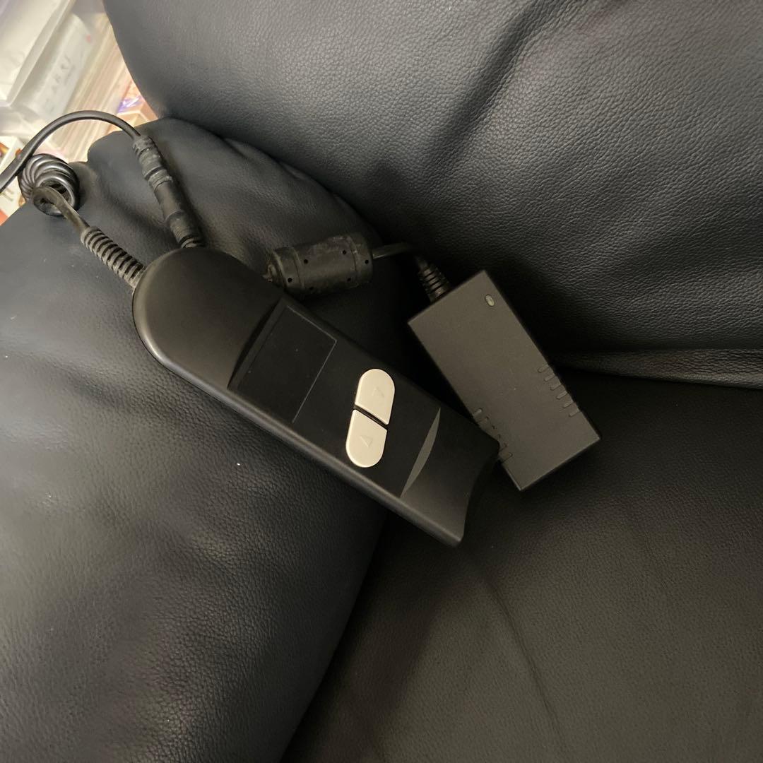 ニトリ電動リクライニングソファ 1人掛け　ブラック