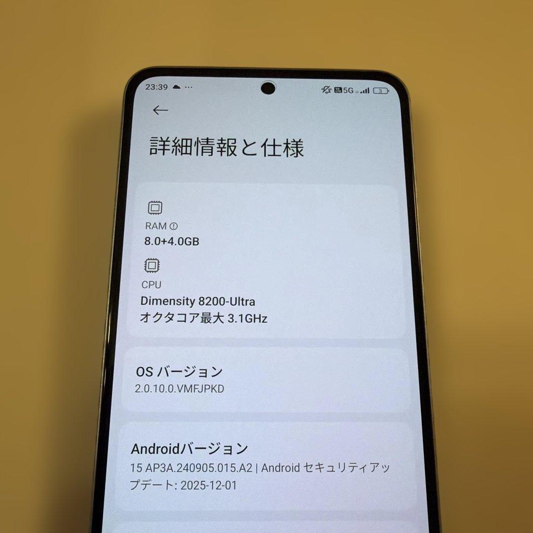 スマートフォン本体 Xiaomi 13T 256GB 8GB RAM