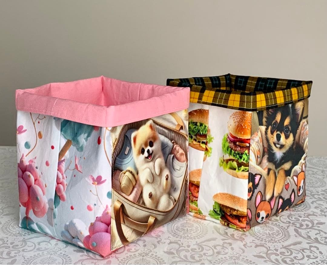 ななちゃん　チワワちゃん　トートバッグ　小物入れ