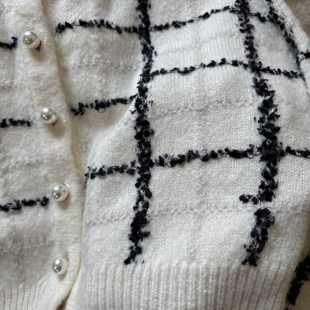 トップス Herlipto Bouncy check knit pullover