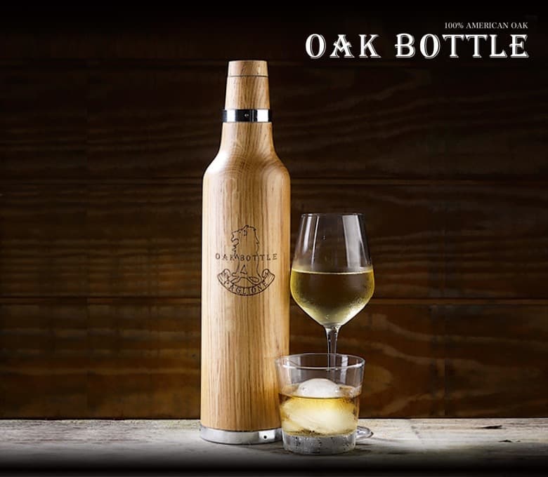 セラヴィ　オークボトル　ウイスキーやワインのエイジングボトル