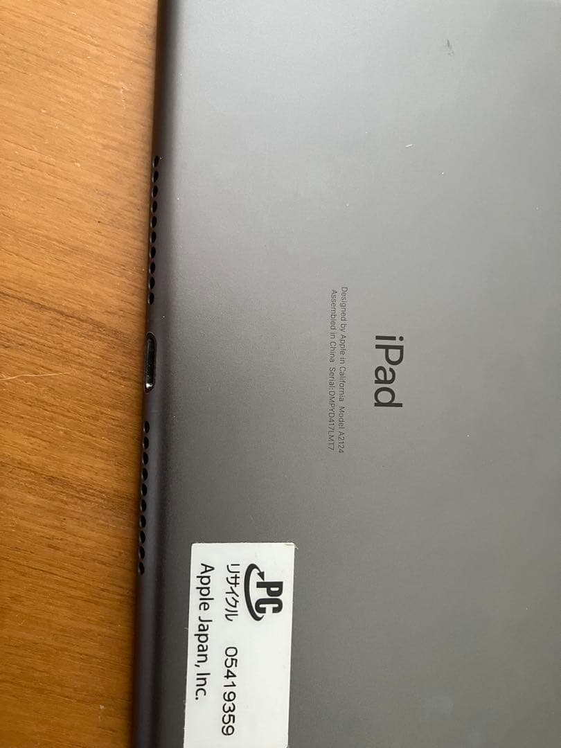 iPad mini5 A2124 ジャンク 画面映らず 通電OK