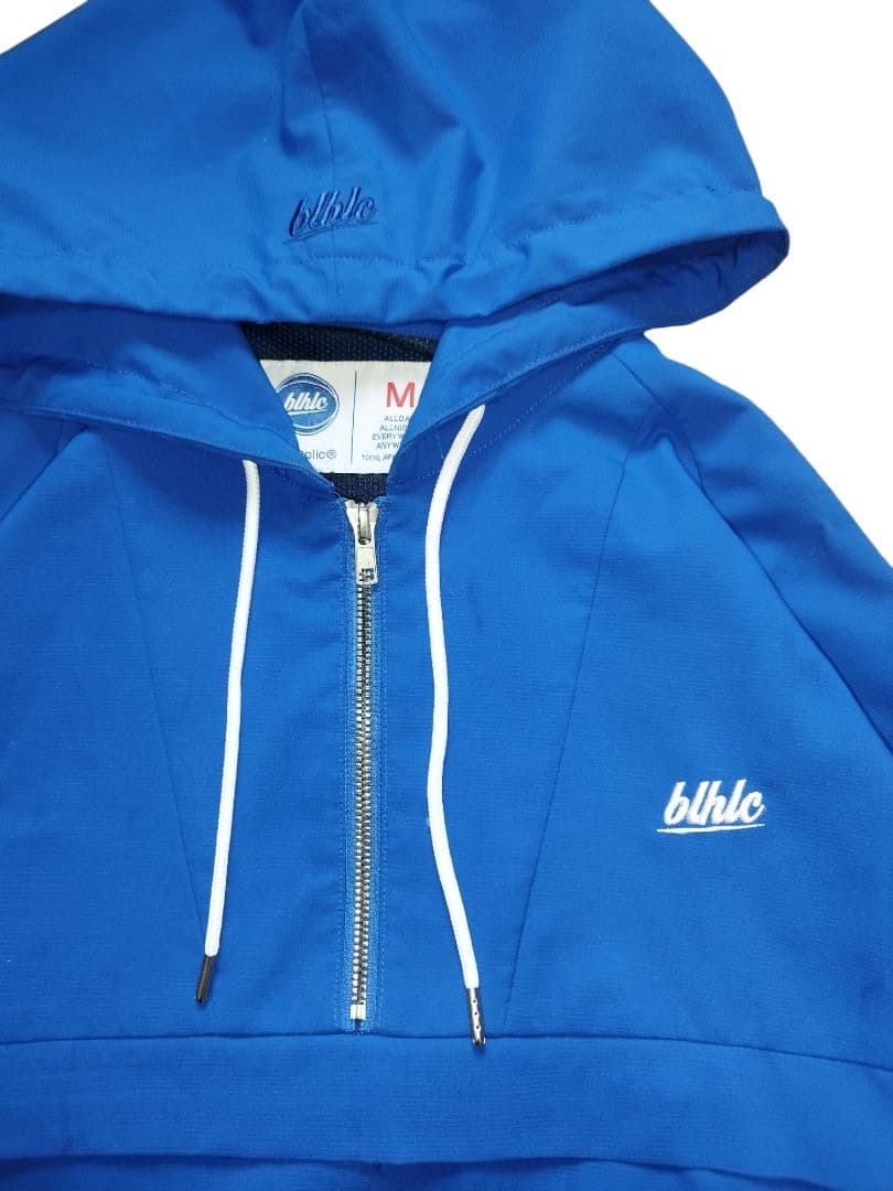 美品　ボーラホリック　ballaholic　トップス　フード　ハーフジップ　薄手