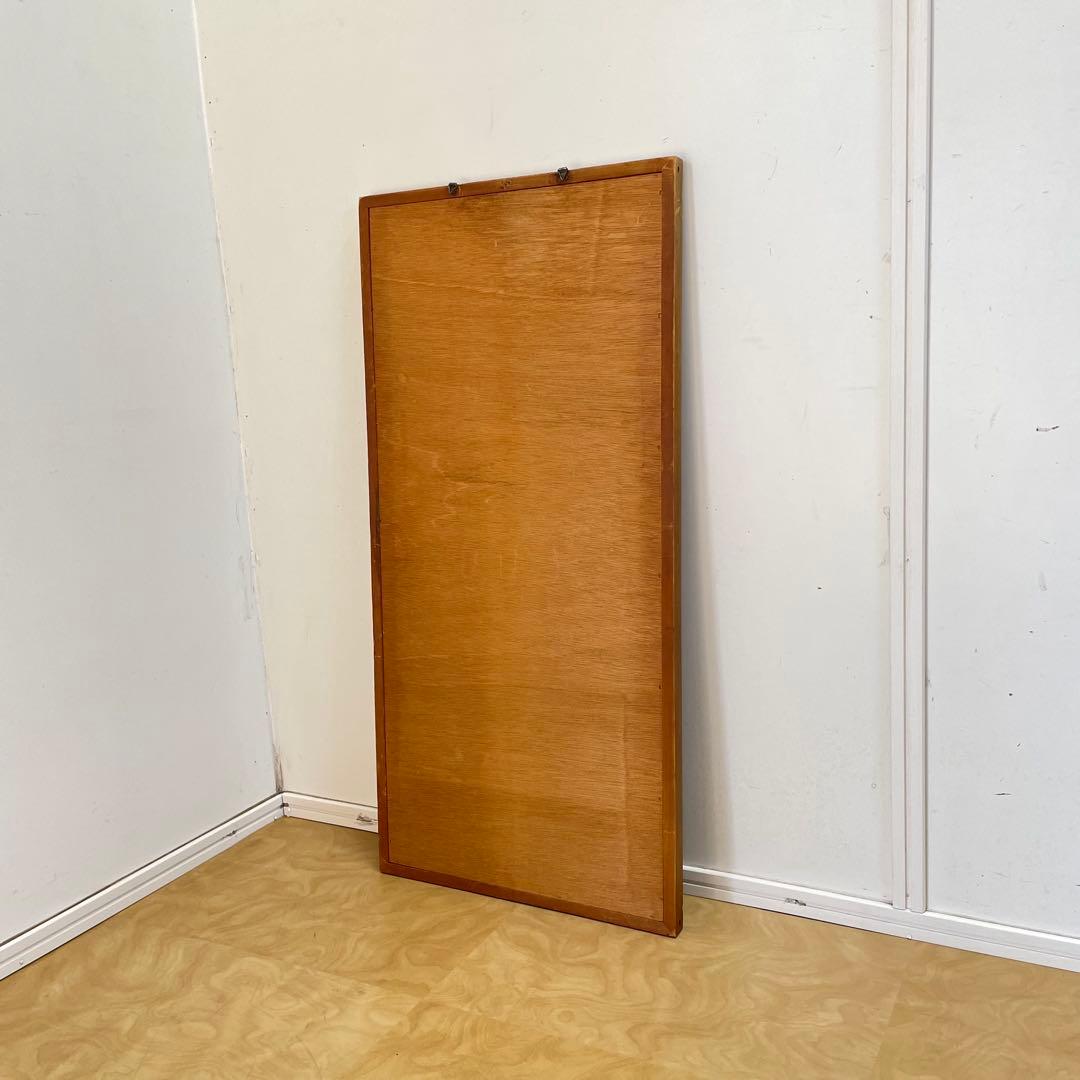 ビンテージ ウォールミラー 木枠ミラー 鏡 壁掛け アンティーク レトロ