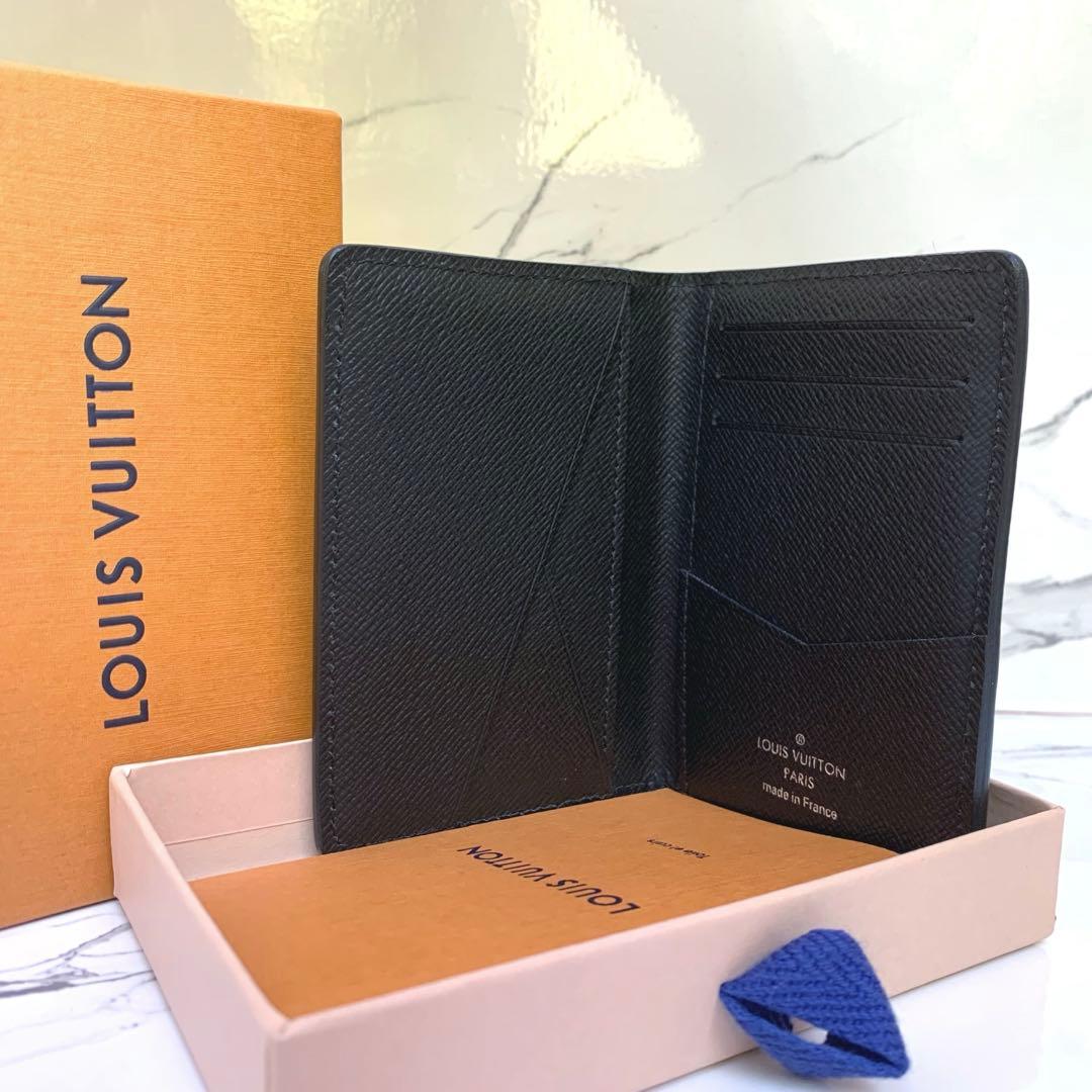 【現行】極美品 ルイヴィトン オーガナイザー ドゥ ポッシュ エピ ロゴ 黒