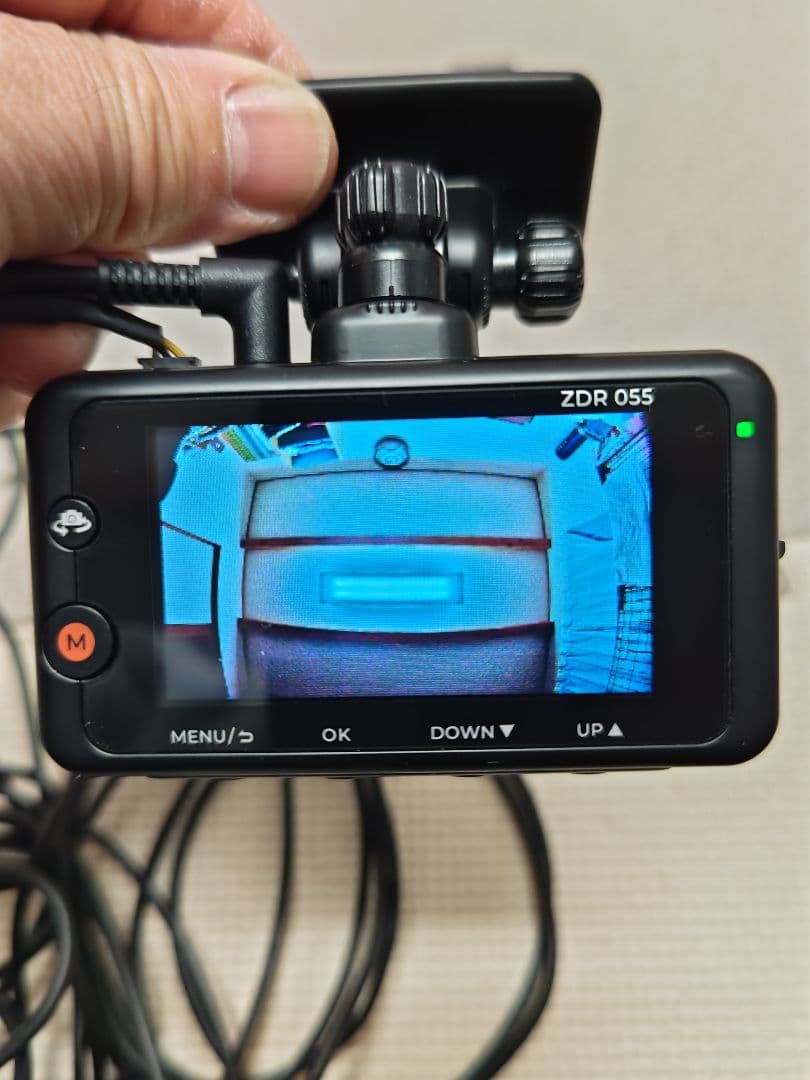 COMTEC ZDR 055 前後カメラドライブレコーダー配線付き