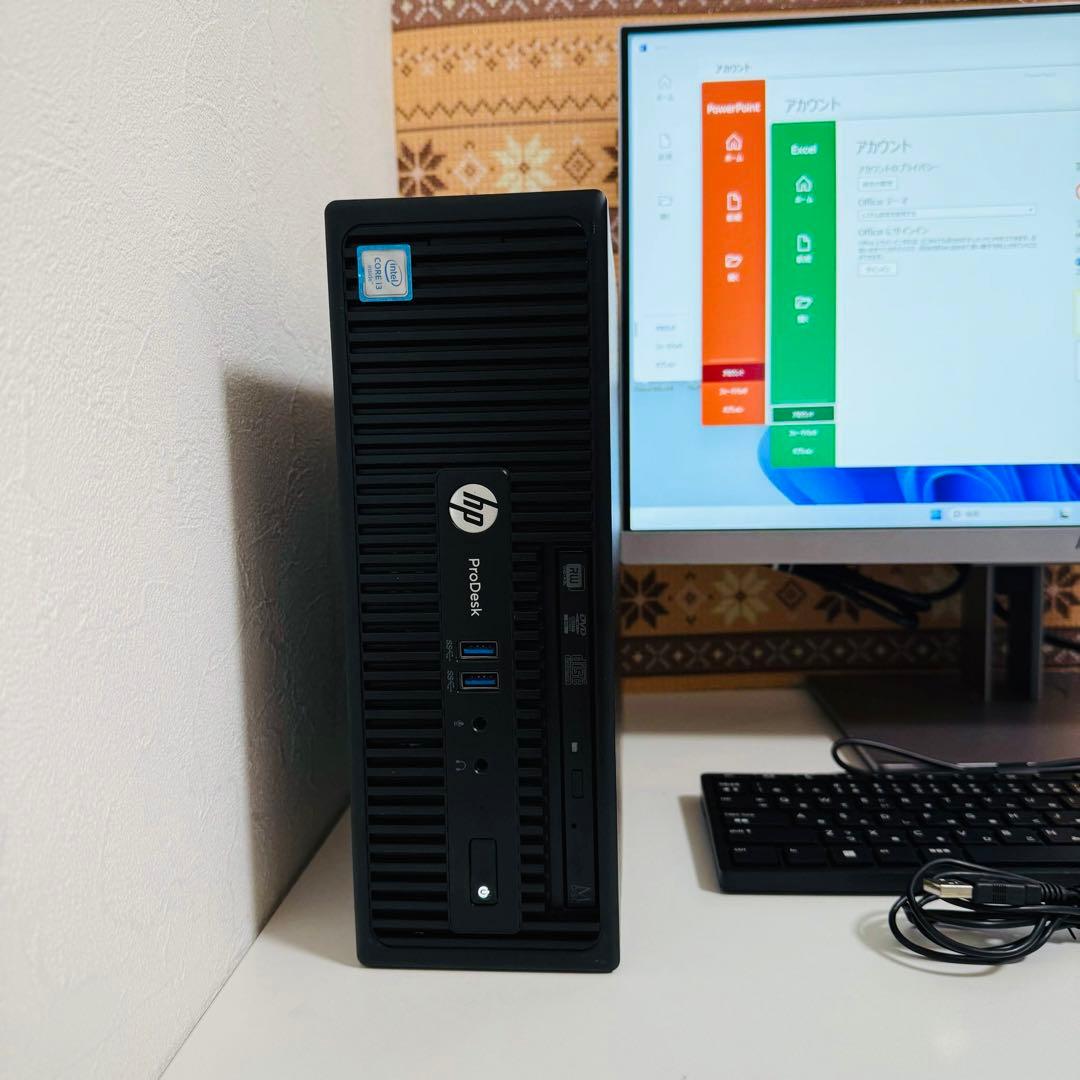 Y620 HPデスクトップSSDメモリ8Gサクサク動くWindows11オフィス