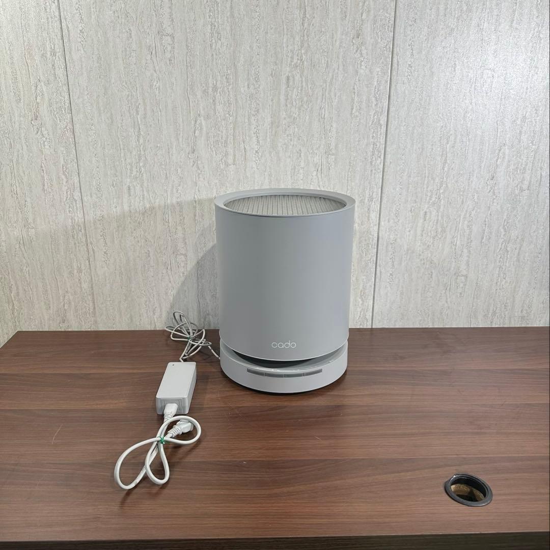 美品 cado カドー 除菌空気清浄機 LEAF（リーフ)クールグレー
