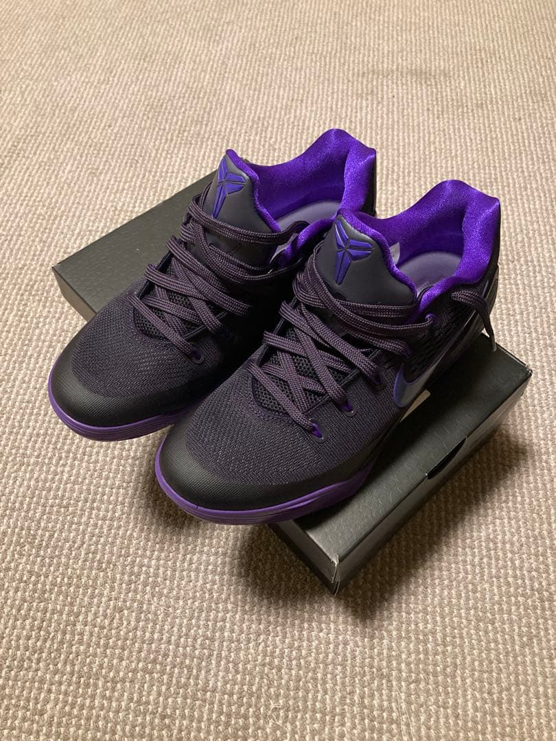 Nike Kobe IX ELITE LOW EM PROTRO 黒/紫