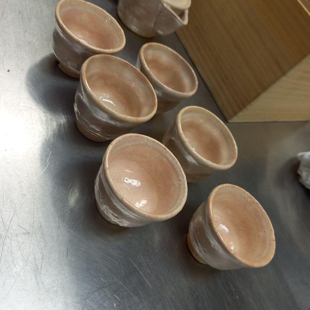 萩焼 十一世 坂高麗左衛門 造 萩茶器 十一代 共箱 新品　未使用