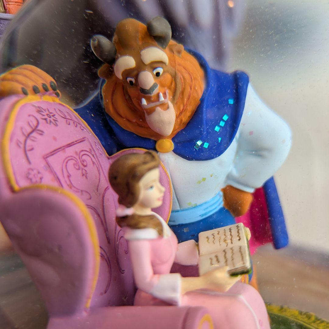 【スノードーム】美女と野獣 オルゴール付き