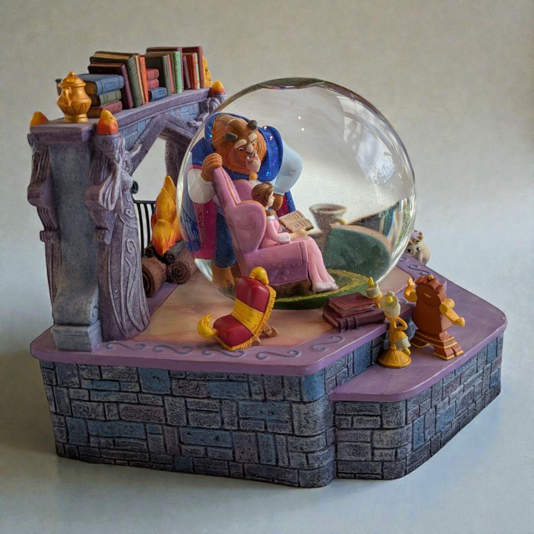 【スノードーム】美女と野獣 オルゴール付き