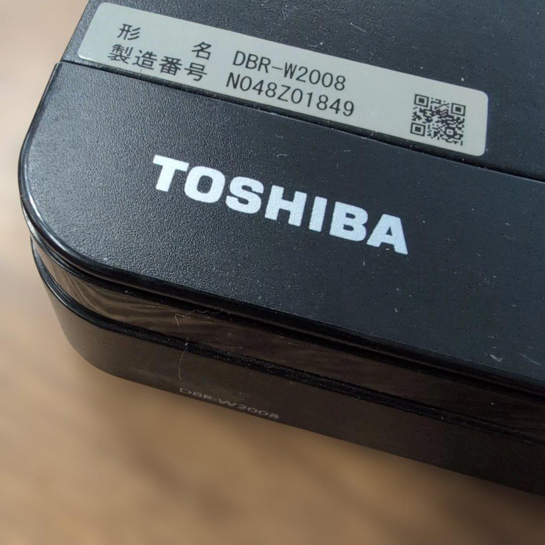 468 TOSHIBA REGZA DBR-W2008 ブルーレイレコーダー