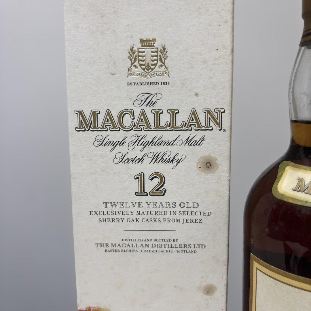 【未開栓 希少】マッカラン12年　旧ボトル