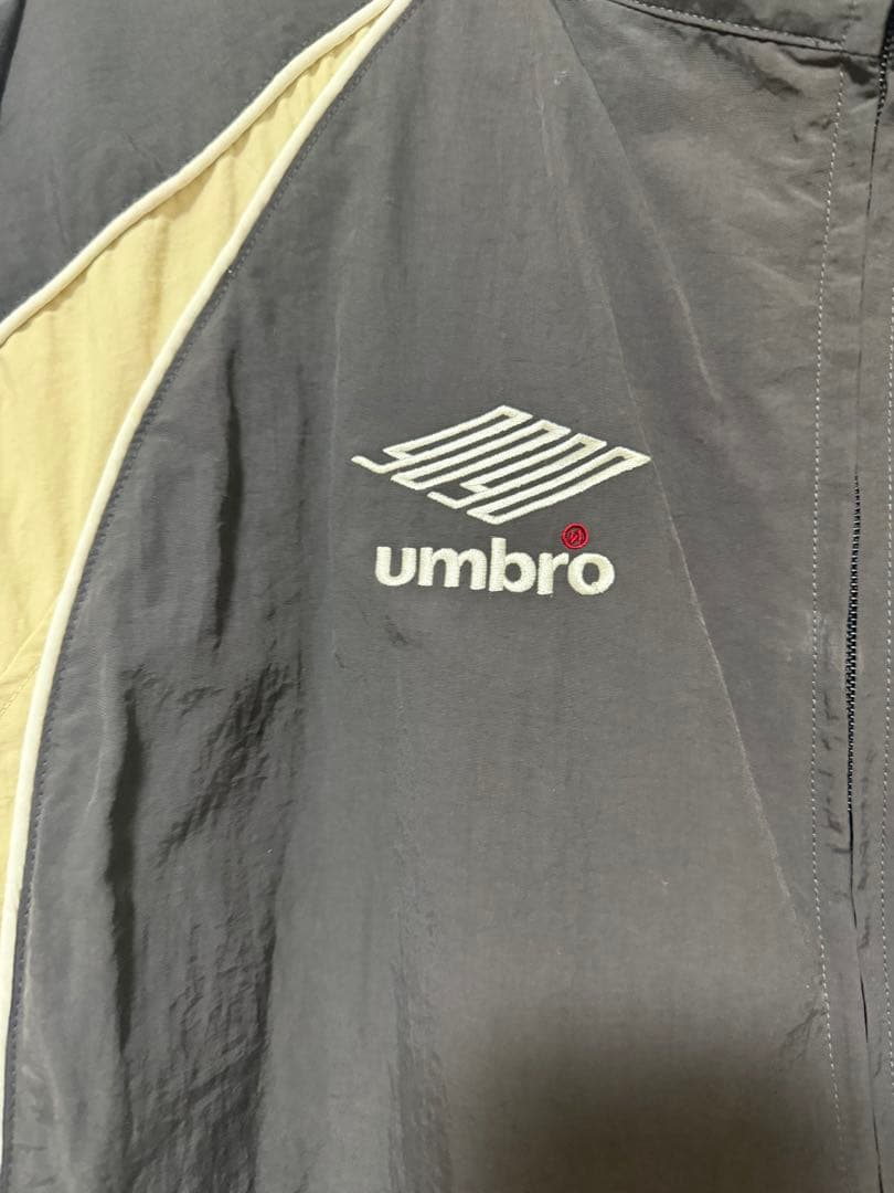 9090 × umbro Nylon Track JacketチャコールグレーL