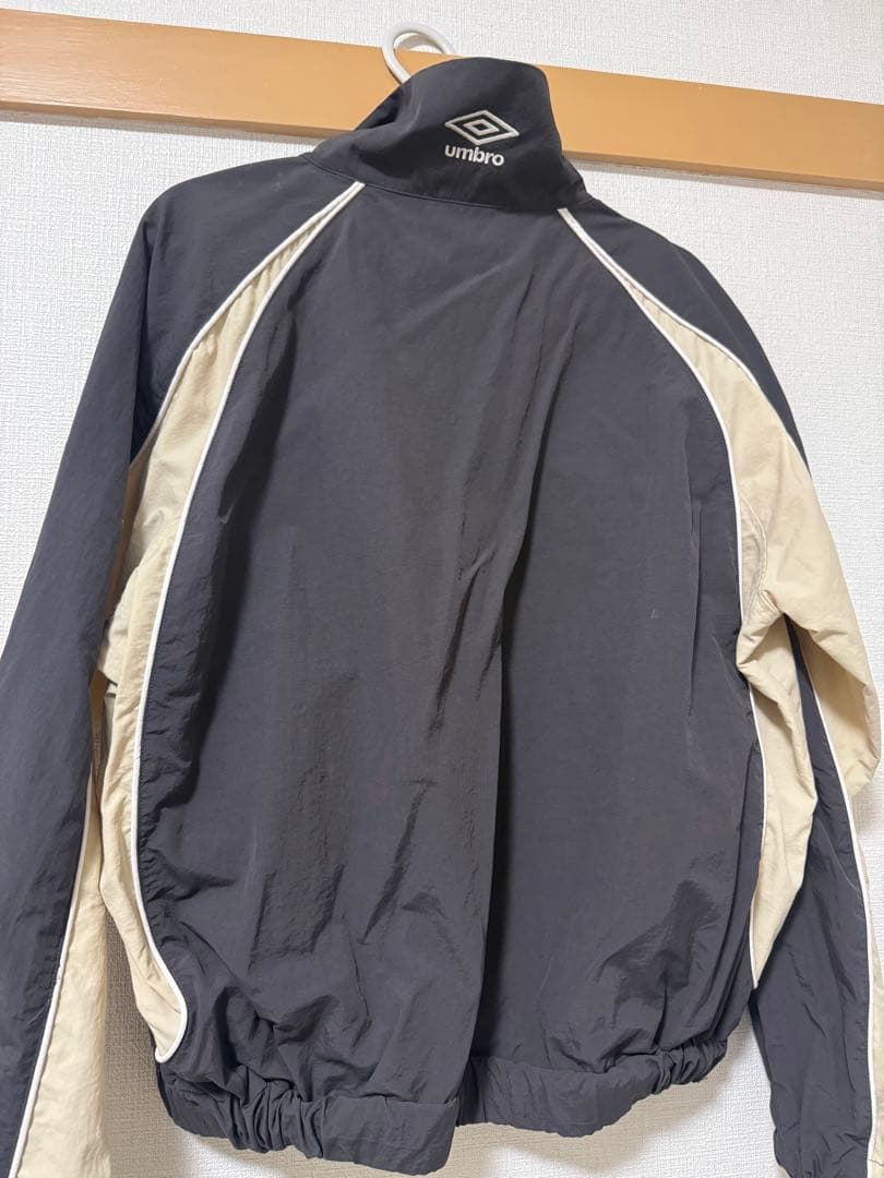 9090 × umbro Nylon Track JacketチャコールグレーL